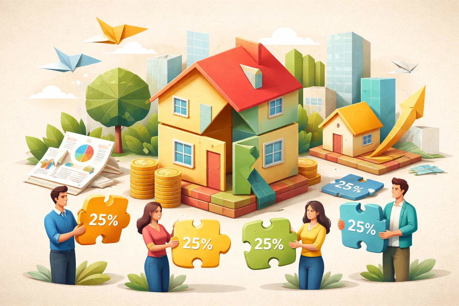 Immobilier fractionné : Investir dès 100€